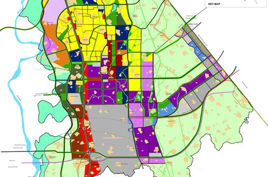 YEIDA Master Plan 2041 proposed land use map for the Yamuna Expressway region